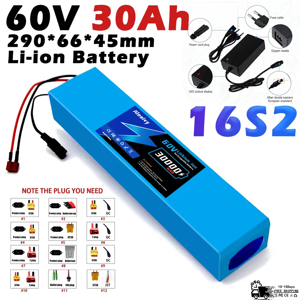 60V 50Ah Electric Scooter Battery - Ulepszony akumulator litowo-jonowy 60V 30Ah 18650