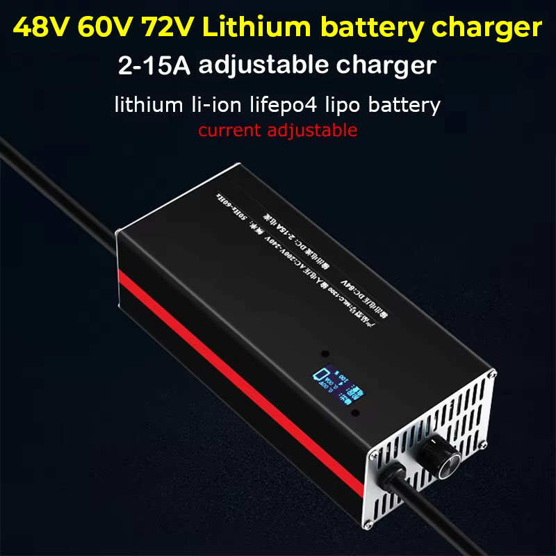 Regulacja prądu 2-15A Szybkie  – 72V 15A Fast Charger recenzja i cena